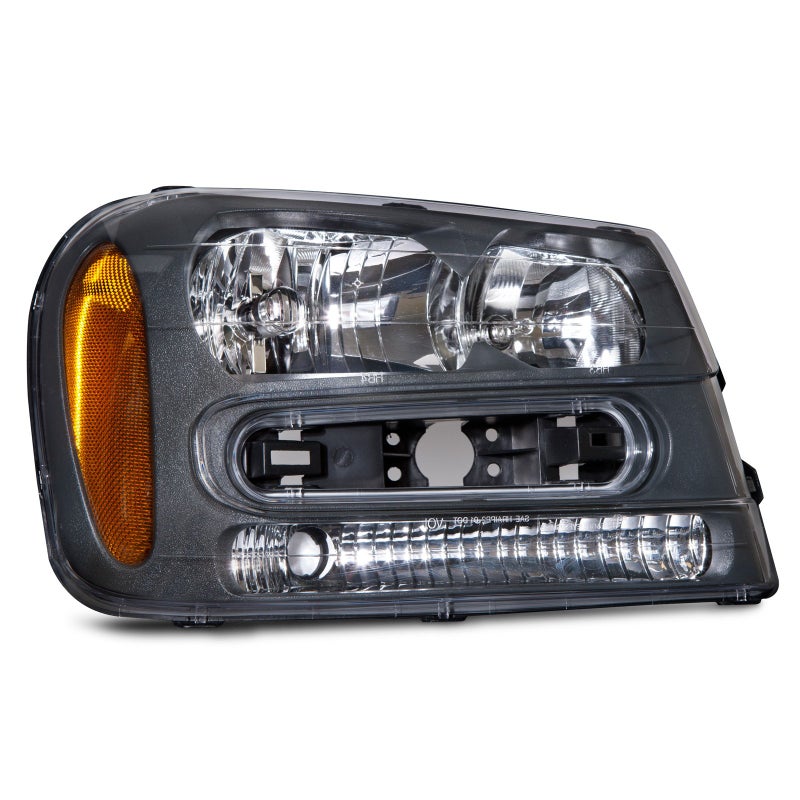 HEADLIGHTSDEPOT Halogen Headlight Compatible With Chevrolet Trailblazer 20022009 LTLSSS Includes Right Passenger Side Headlamp