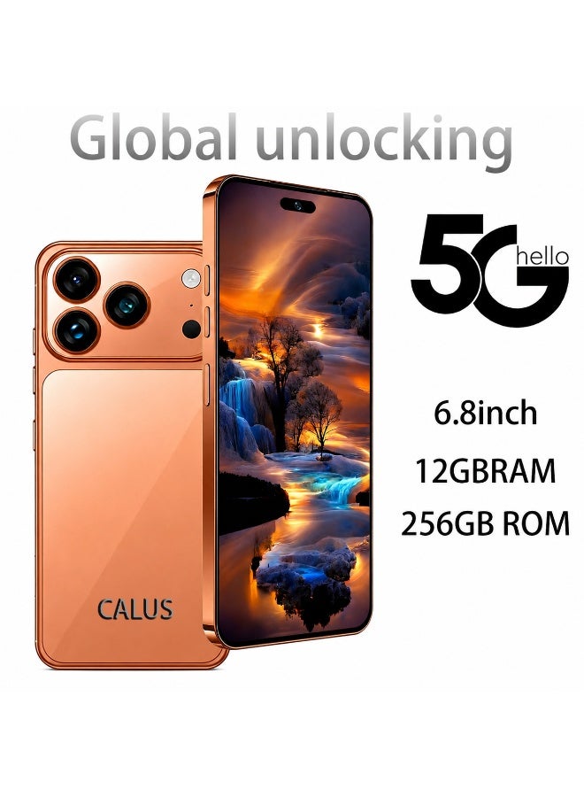 الهاتف الذكي الجديد 17 Pro Max 2026، بشاشة HD مقاس...