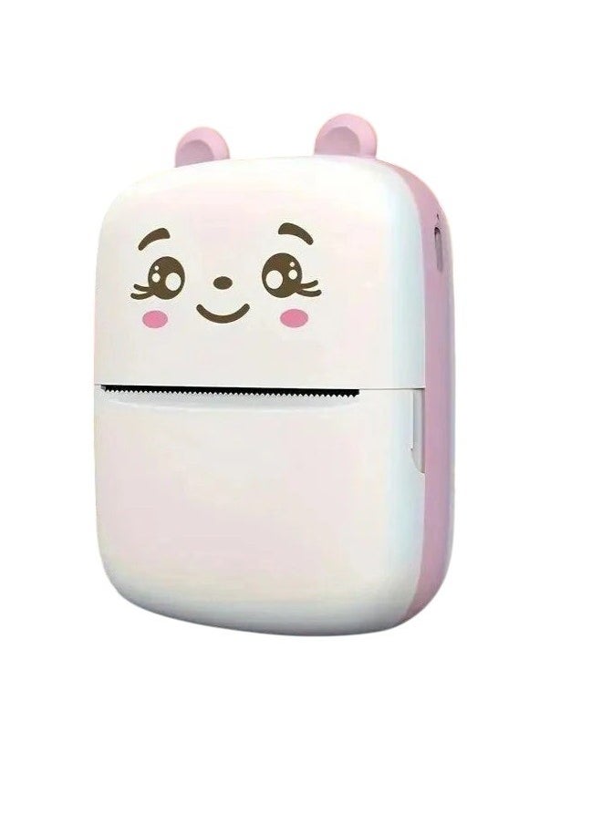 Mini portable pocket printer wireless bluetooth thermal printer with thermal printing paper