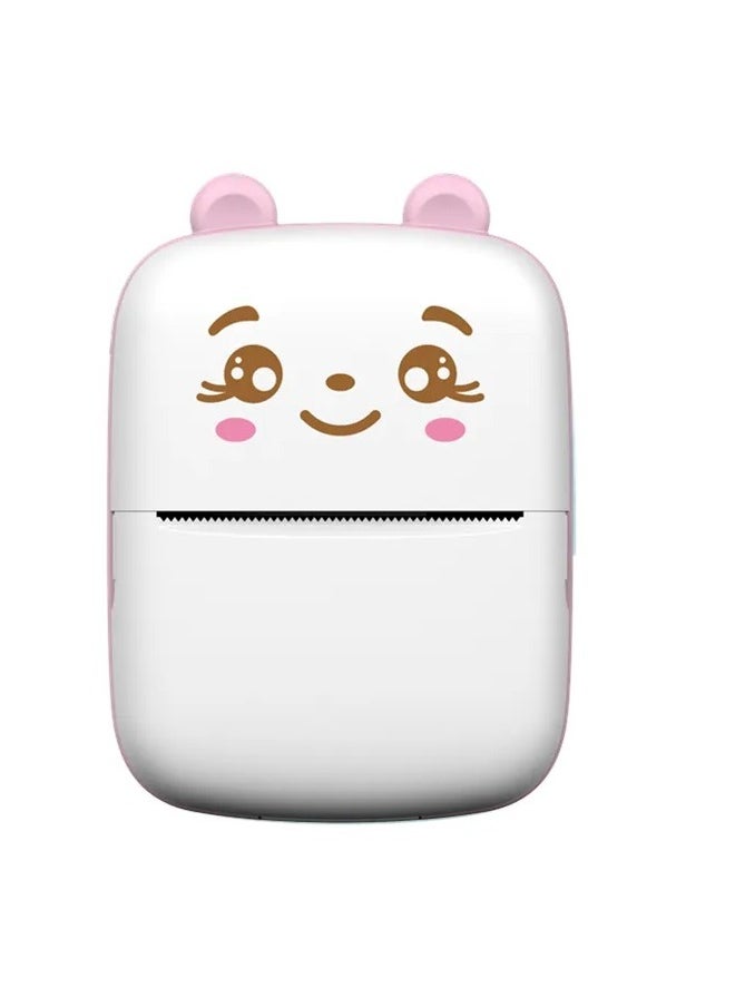 Mini portable pocket printer wireless bluetooth thermal printer with thermal printing paper