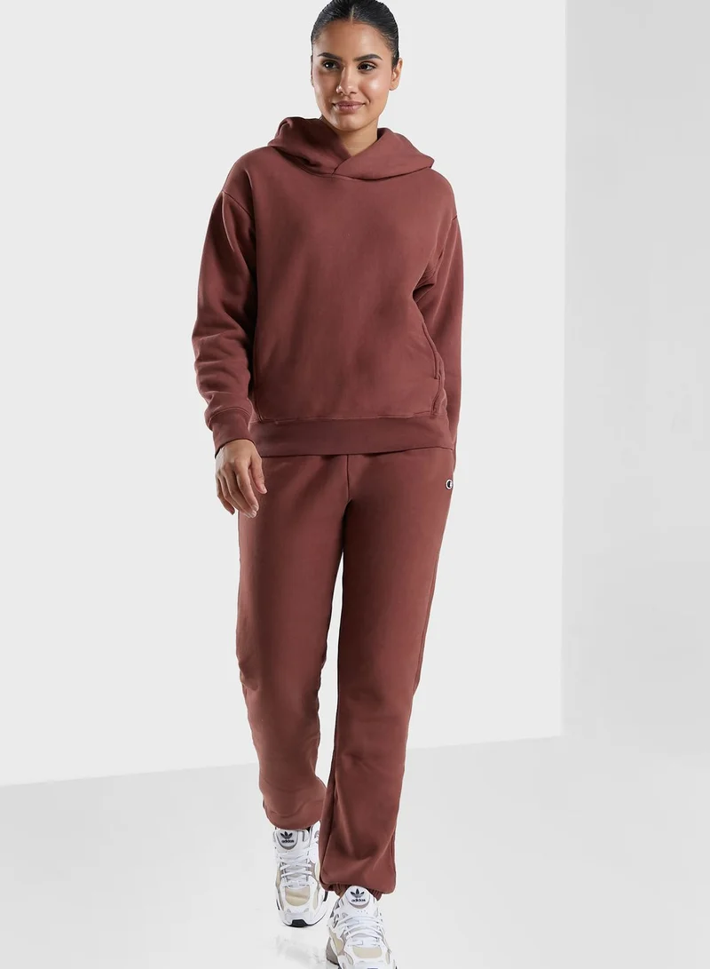 Champion Logo Cuffed Sweatpants