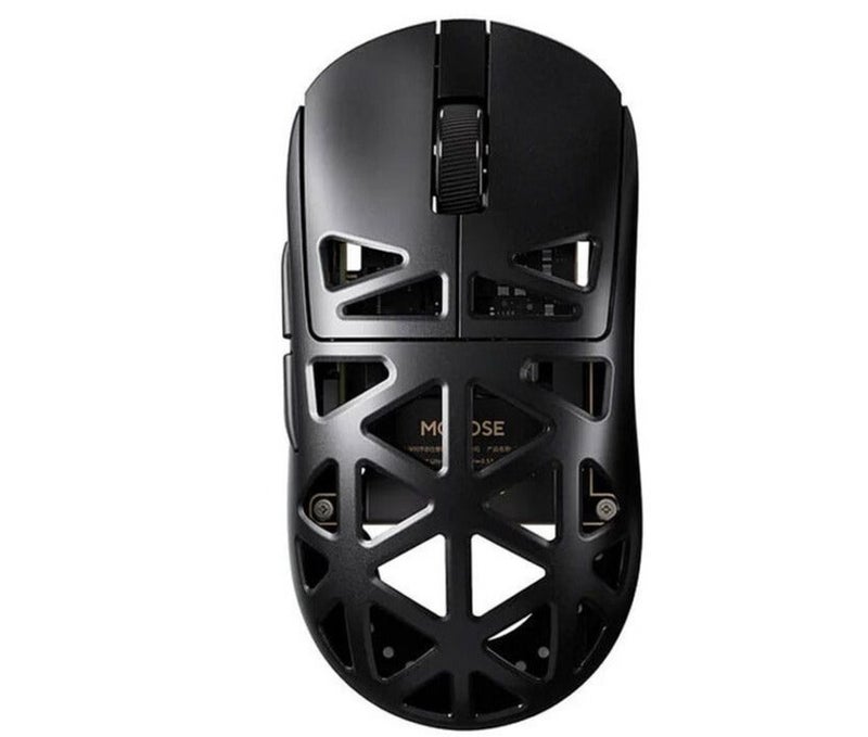 MCHOSE A7X Ultra 53g Magnesium Alloy Wireless Gaming Mouse – PAW3950 TI Sensor 42,000 DPI, 8000Hz Polling Rate, Tri-Mode (2.4G/BT/USB-C), 500mAh Battery, Omron Optical Switches, 750 IPS, 50G Acceleration – Ultra-Lightweight Esports Mouse, Black | MC-A7X-2 - Image 2