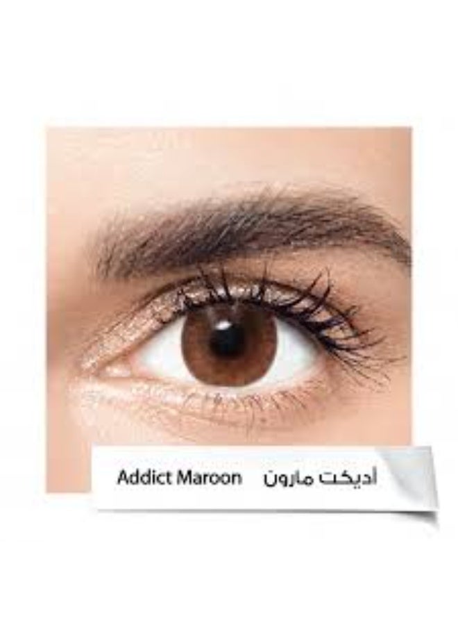 أنستازيا عدسات أنستازيا اللاصقة الملونة - لون أديكت مارون (Anesthesia Addict Marron). - Image 3