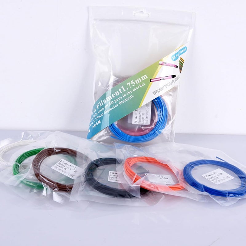 3D Pen Filament Refills 20 Colors Filament PCL 1.75mm Smooth Printing Refills Accessories Vacuum Packed - Image 5