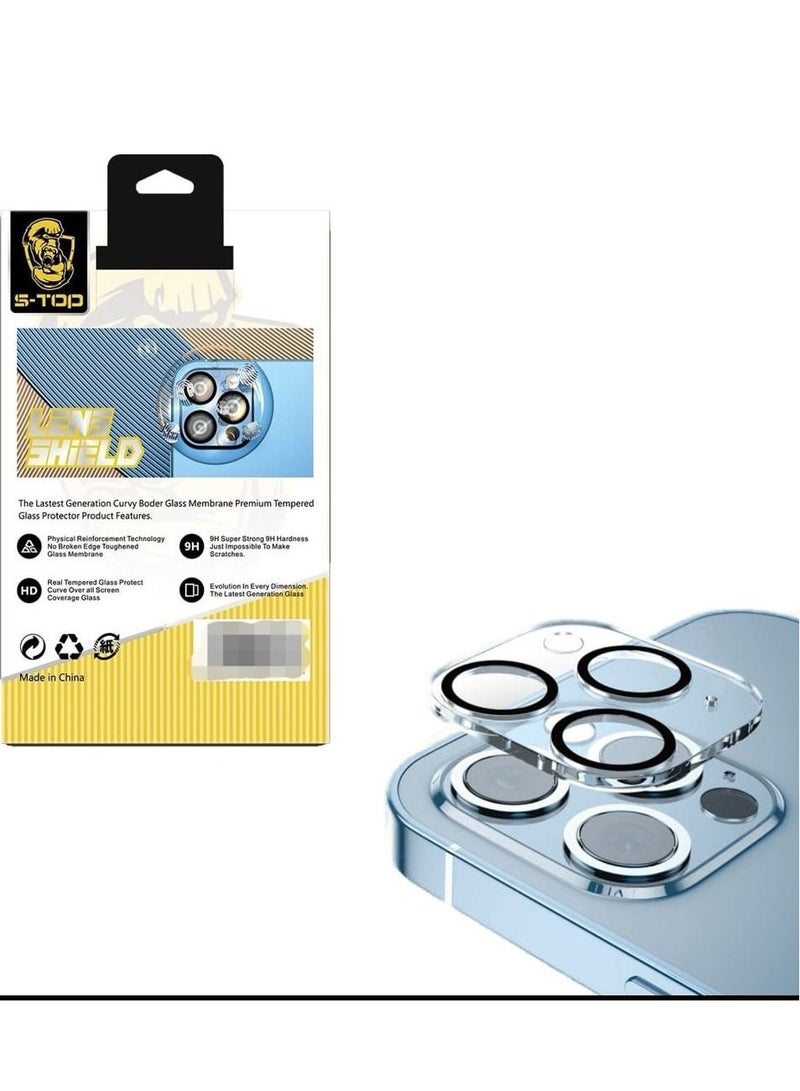 اس-توب غطاء حماية واقٍ لعدسات الكاميرا من الزجاج لآيفون 15 بلس - Image 3