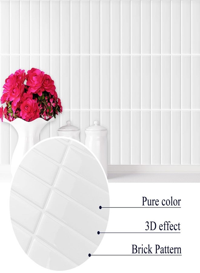 Alwayspon 10 Sheets 3D Peel and Stick PVC Backsplash Tiles, 10"x10" Self-Adhesive Wall Tile Stickers Stick on Subway Tiles for Kitchen Bathroom, Light Cyan - Image 4