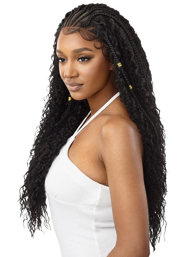 Outre 13x4 Hand Tied Lace Frontal Wig - STITCH BRAID RIPPLE WAVE 30" (1) - Image 3