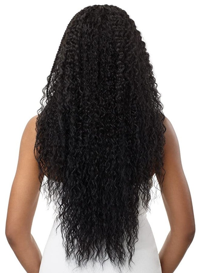 Outre 13x4 Hand Tied Lace Frontal Wig - STITCH BRAID RIPPLE WAVE 30" (1) - Image 4