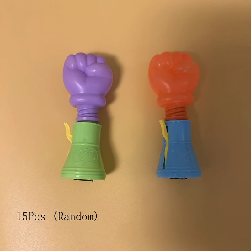 Creative Ejection Fist Toy 15 Pcs Birthday Party Favors Christmas Halloween Surprise Gifts Pinata School Prizes Holiday Giveaways - Image 3