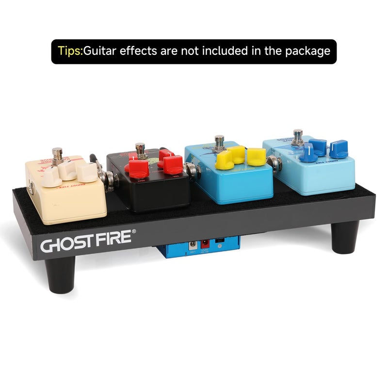 GHOSTFIRE Ghost Fire Guitar Pedal Board Aluminum Alloy 0.8lb Super light Effect Pedalboard13.7''x5.5'' with Carry Bag,SPL-01 - Image 5