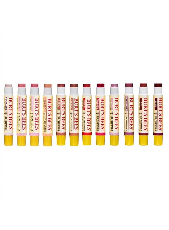 Burt's Bees Lip Balm, Moisturizing Lip Shimmer for Women, for All Day Hydration, with Vitamin E & Coconut Oil, 100% Natural, Peony, 0.09 Ounce - Image 3