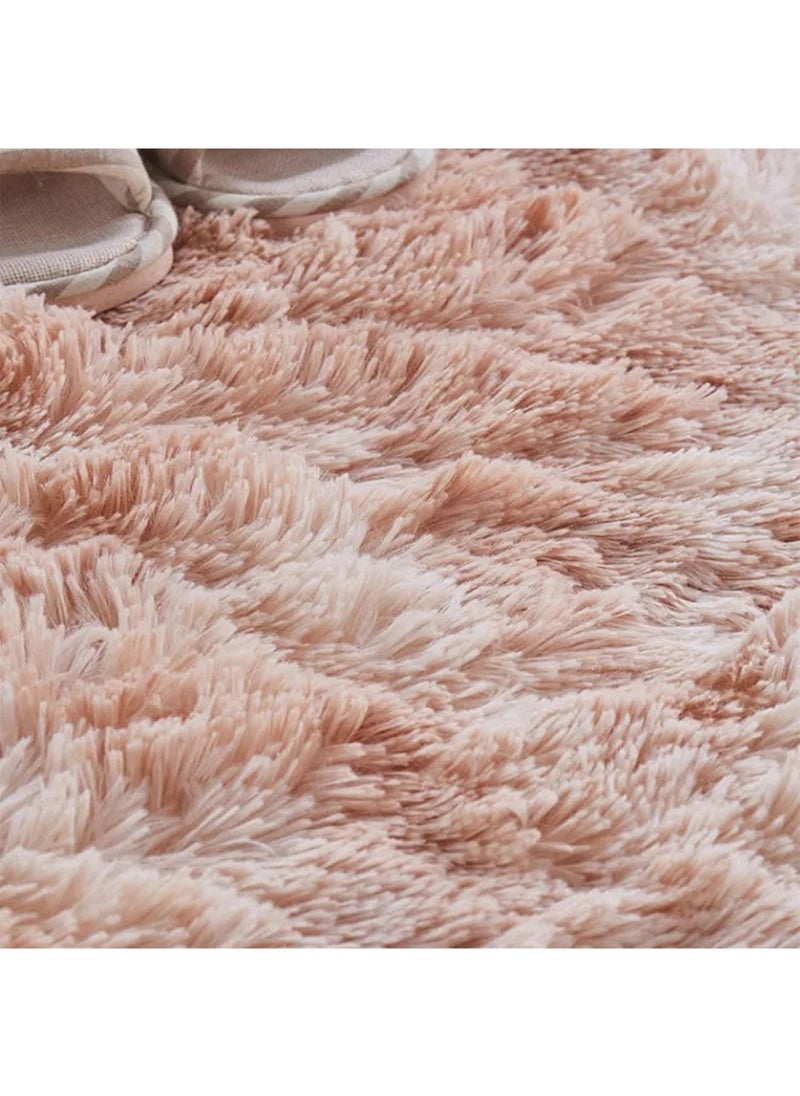 LIMOS Large Area Rugs Tie Dyed Fluffy Throw Ultra Soft Plush Fuzzy Non-Slip Carpets for Nursery and Living Room  - Image 3