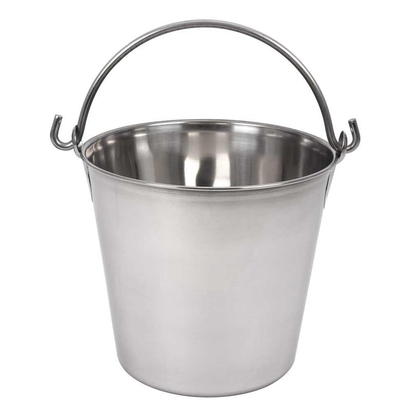 Lindys stainless steel pail 6 quarts Silver
