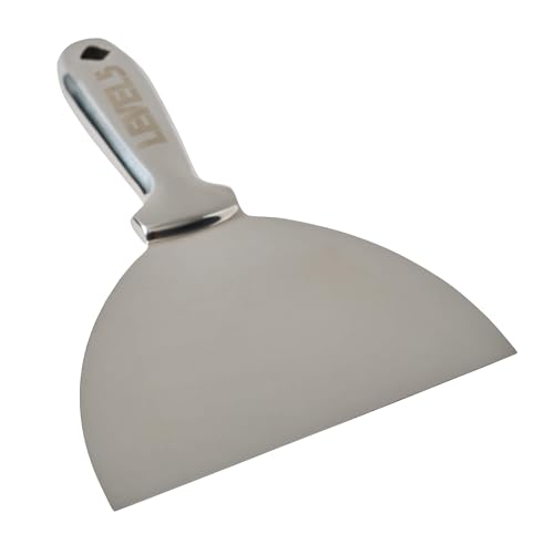 Level-5 8" All Stainless Steel Joint Knife - LEVEL5 | Professional Grade Putty Blade, Premium Polished All-Metal, Precision Ground Edge, Ergonomic, Corrosion Resistant | 5-408 - Image 4