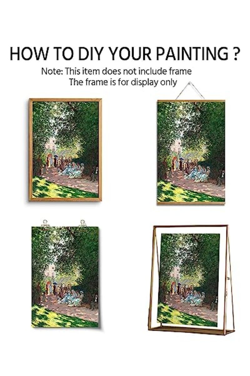 ARPEOTCY Monet Wall Art Prints, Vintage Canvas Artwork Prints Posters Oil Painting - Image 5