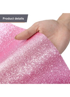 Tatuo Carpet Runner Runway Rug 55 Gsm Thickness With Carpet Tape For Prom Wedding Christmas Party Outdoor Indoor Hallway Rug(Glitter Pink,2.46 X 16.4 Feet)  - Image 2
