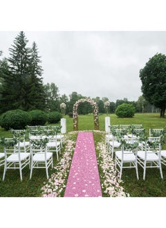 Tatuo Carpet Runner Runway Rug 55 Gsm Thickness With Carpet Tape For Prom Wedding Christmas Party Outdoor Indoor Hallway Rug(Glitter Pink,2.46 X 16.4 Feet)  - Image 5