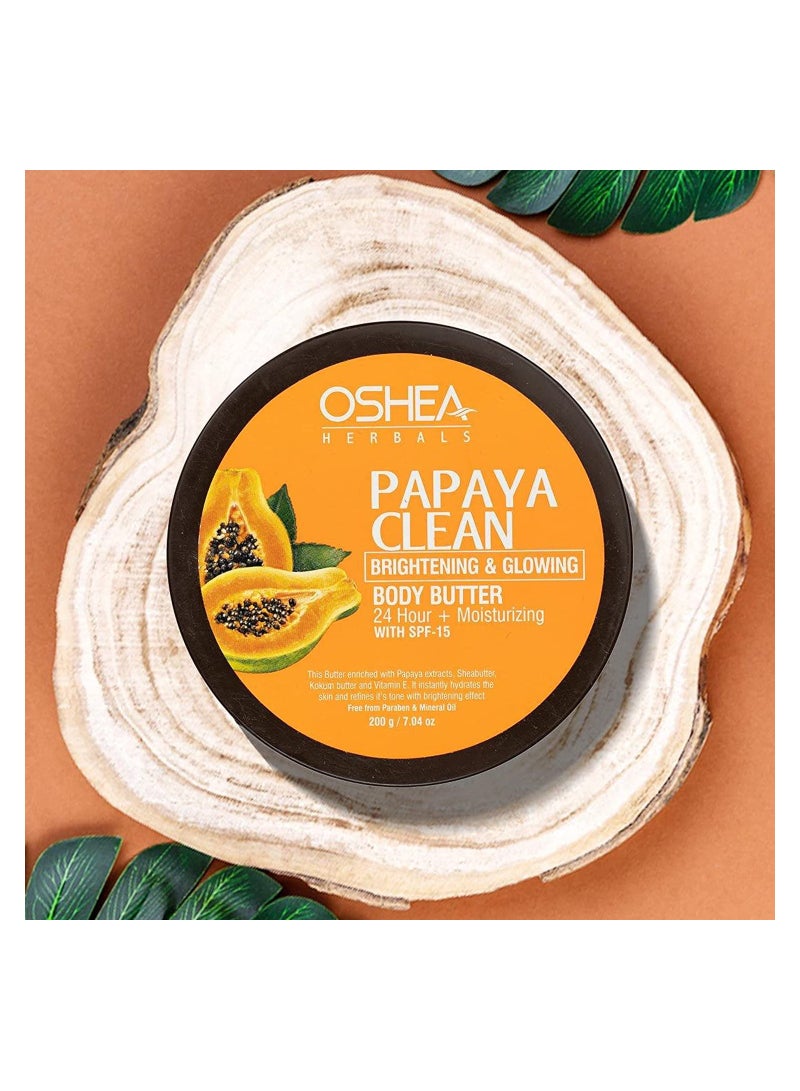 OSHEA Papaya Clean Body Butter 200 Gram - Image 2