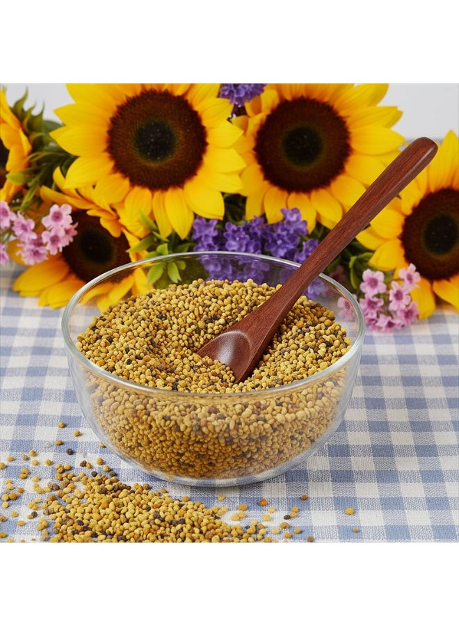 4 ملاعق صغيرة من الخشب الصلب مقاس 5.9 بوصة، أدوات طهي خشبية كورية للحساء وال mật والقهوة والشاي وخلط الطعام - Image 5