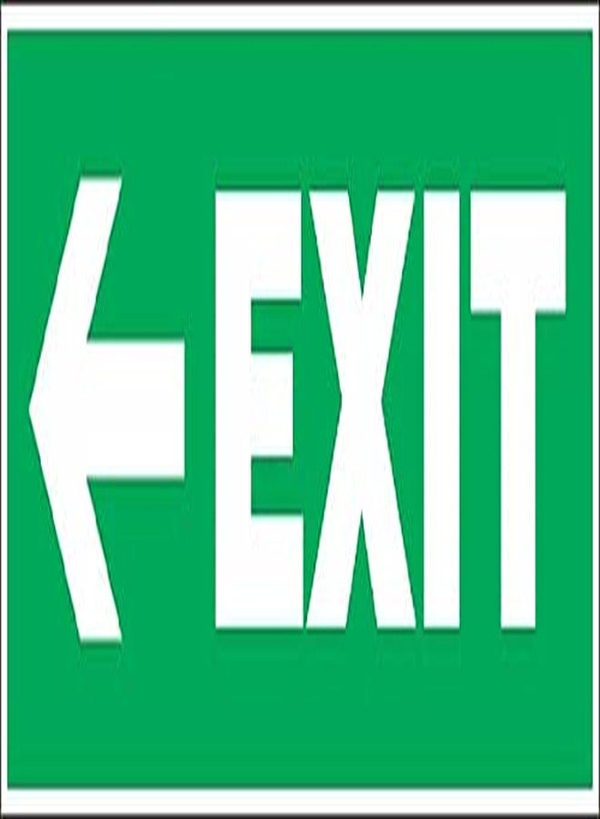 NS INVENTIVENESS - Exit Sign Board Eco Vinyl Sticker 6 Inch X 2 Inch - Image 3