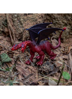 Sienon 5" & 3" Dragon Toy Figures - 10 Pack Assorted Mythical Figurines For Cake Toppers & Party Favors  - Image 4