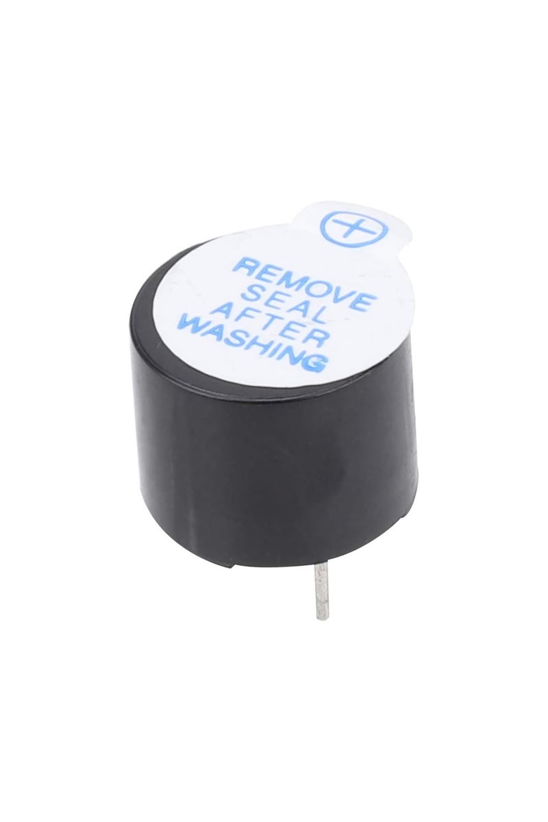 5-Pieces Buzzer 5VDC, Long Continuous Beep Tone 12*9.5mm Mini Active Buzzer - Image 2