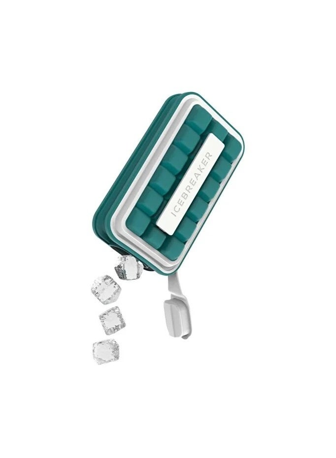 Jarrah Ice Cube Tray with Pop-Out Design Light Green BPA-Free Compact Portable Mold - Image 5