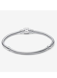 PANDORA Pandora Moments Marvel Logo Clasp Snake Chain Bracelet for Women 592561C01 Circumference 20cm  - Image 4