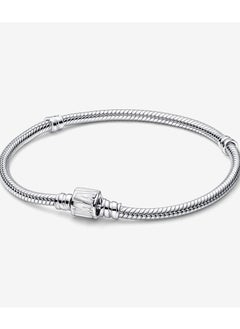 PANDORA Pandora Moments Marvel Logo Clasp Snake Chain Bracelet for Women 592561C01 Circumference 20cm  - Image 1