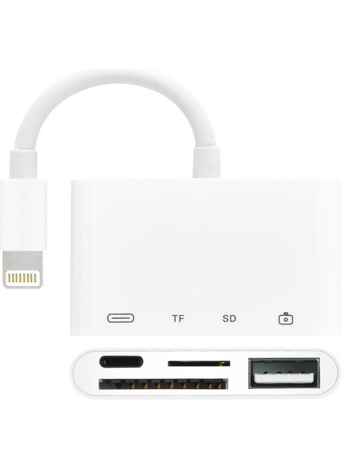 Apple iPhone x 11 12 13 Pro Plus Card Reader Camera Connection Kit Charging