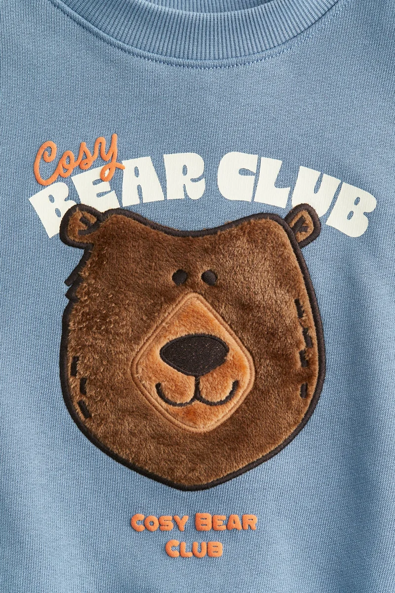 H&M Printed crew-neck sweatshirt