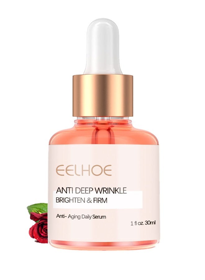EELHOE - Squalane + Vitamin C Rose Oil,Has The Effect Of Moisturizing, Anti Deep Wrinkle, Brighten&Firms,Suitable For All Skin Types 30ml - Image 1