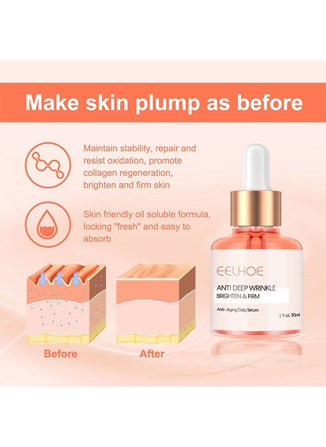 EELHOE - Squalane + Vitamin C Rose Oil,Has The Effect Of Moisturizing, Anti Deep Wrinkle, Brighten&Firms,Suitable For All Skin Types 30ml - Image 1