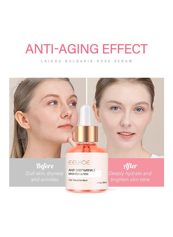 EELHOE - Squalane + Vitamin C Rose Oil,Has The Effect Of Moisturizing, Anti Deep Wrinkle, Brighten&Firms,Suitable For All Skin Types 30ml - Image 1