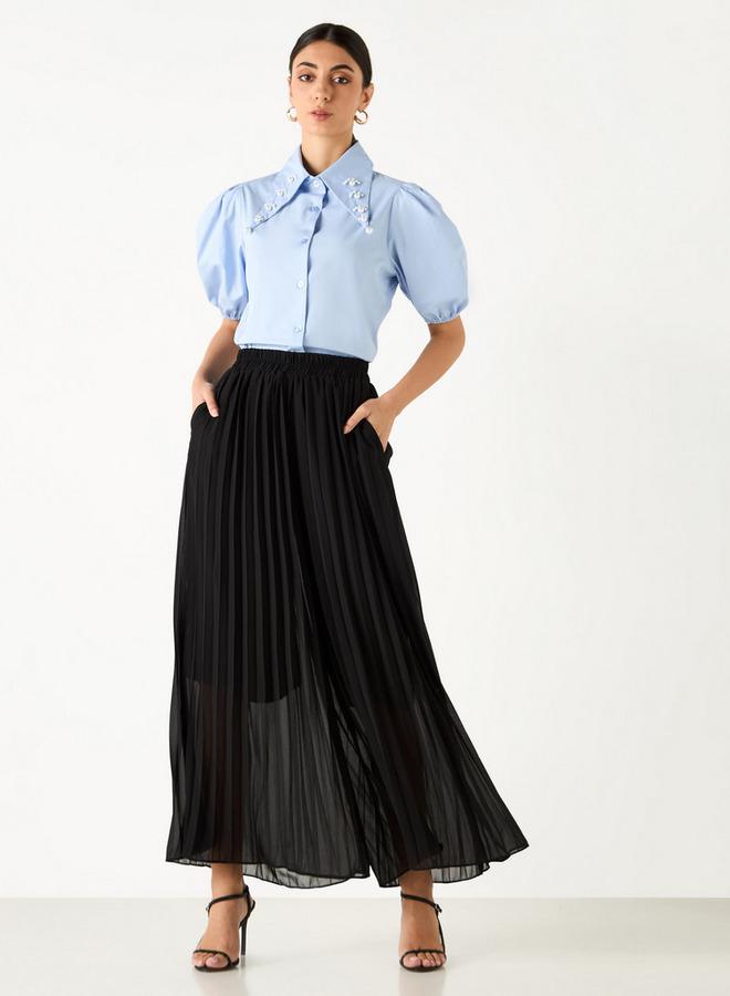 2Xtremz Pleated Pants with Pockets and Elasticated Waistband - Image 2