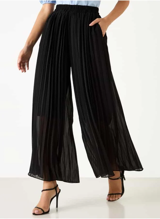 2Xtremz 2Xtremz Pleated Pants with Pockets and Elasticated Waistband