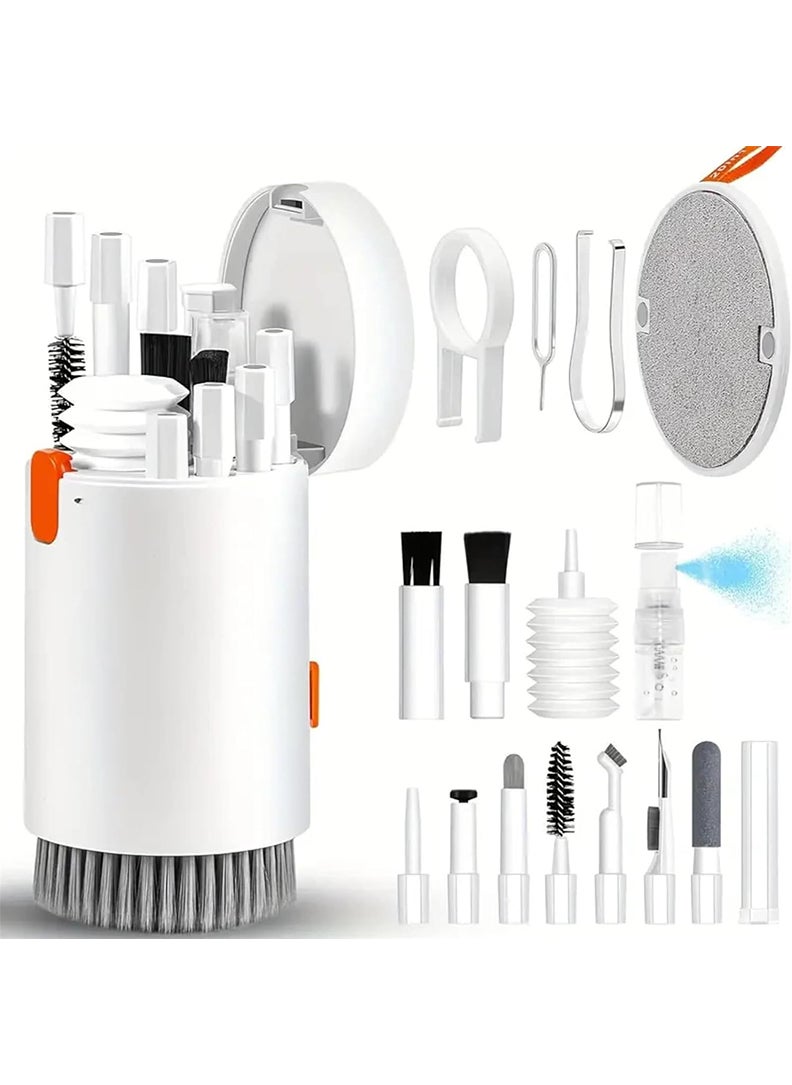 Theodor 20 in 1 Multifunctional Cleaner Kit for Electronic Devices, Keyboard Cleaning Brush, Headphones Cleaner Kit for AirPods, Multi-Tool for Cleaning Laptop, Keyboard, Earbuds, Camera, Cellphones  - Image 1