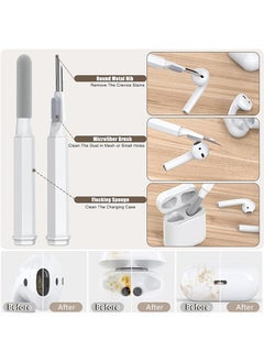 Theodor 20 in 1 Multifunctional Cleaner Kit for Electronic Devices, Keyboard Cleaning Brush, Headphones Cleaner Kit for AirPods, Multi-Tool for Cleaning Laptop, Keyboard, Earbuds, Camera, Cellphones  - Image 4