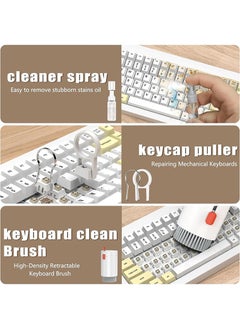 Theodor 20 in 1 Multifunctional Cleaner Kit for Electronic Devices, Keyboard Cleaning Brush, Headphones Cleaner Kit for AirPods, Multi-Tool for Cleaning Laptop, Keyboard, Earbuds, Camera, Cellphones  - Image 5
