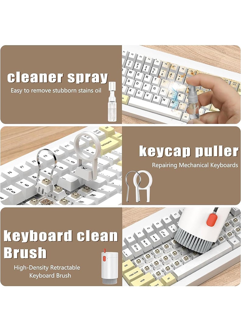 Theodor 20 in 1 Multifunctional Cleaner Kit for Electronic Devices, Keyboard Cleaning Brush, Headphones Cleaner Kit for AirPods, Multi-Tool for Cleaning Laptop, Keyboard, Earbuds, Camera, Cellphones  - Image 5