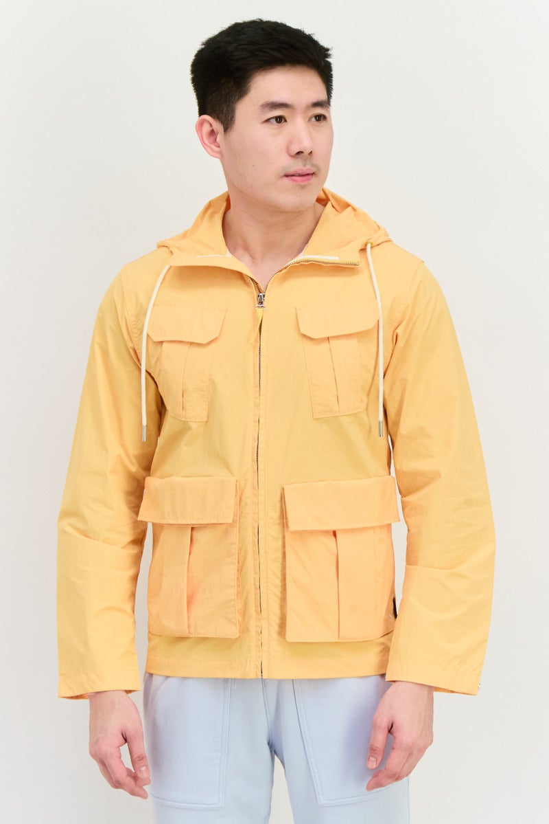 Puma x Select Men Sportswear Fit Long Sleeves Outdoor Jacket, Yellow - Image 1