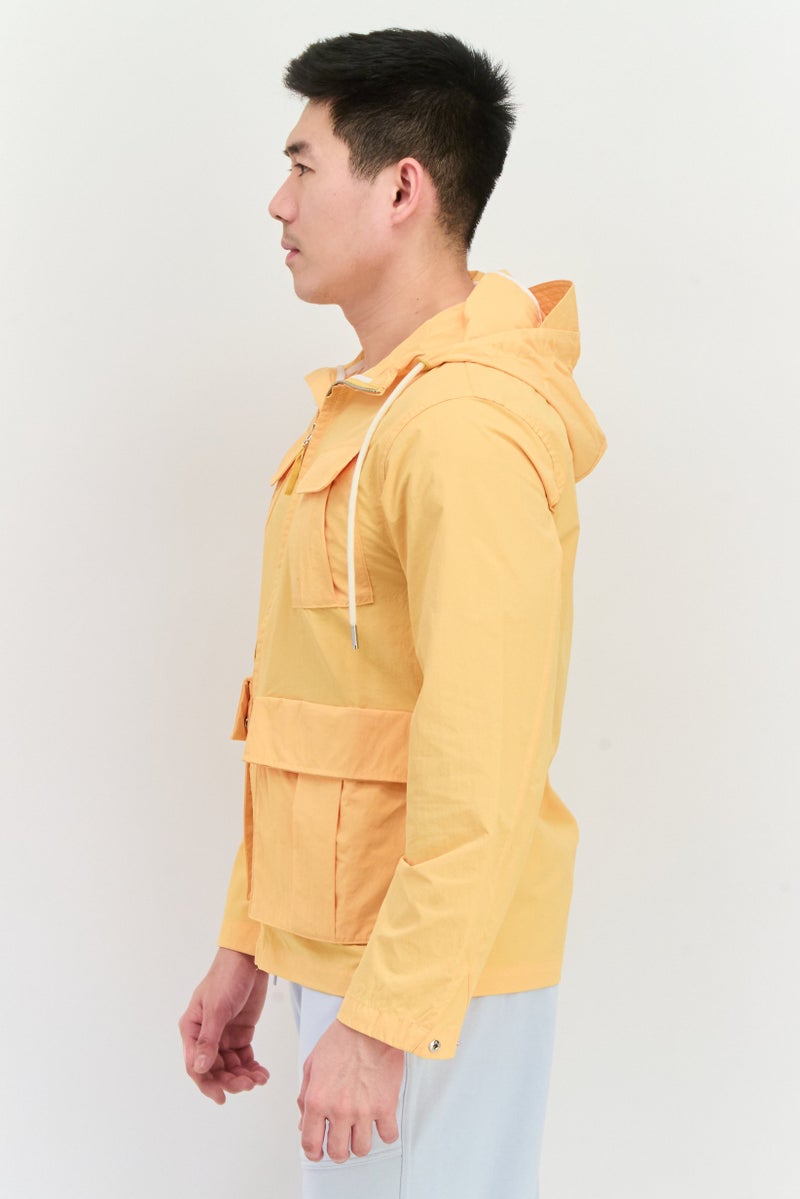 Puma x Select Men Sportswear Fit Long Sleeves Outdoor Jacket, Yellow - Image 2