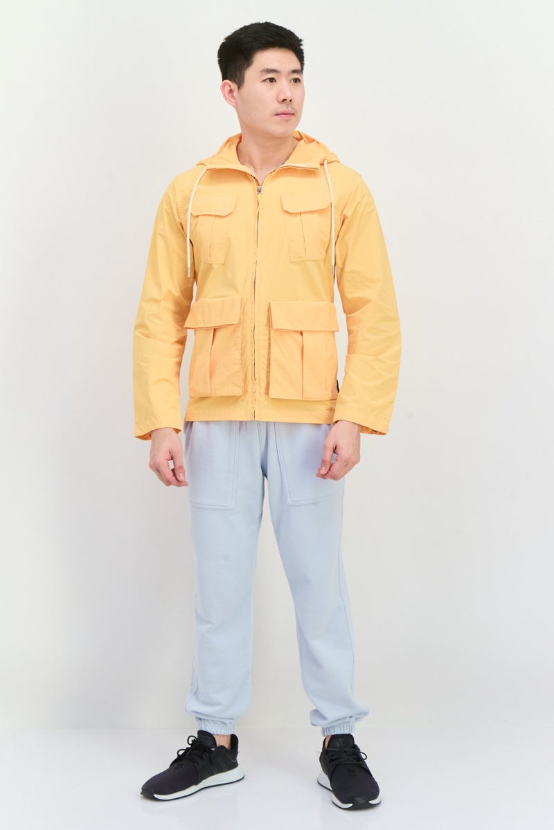 Puma x Select Men Sportswear Fit Long Sleeves Outdoor Jacket, Yellow - Image 4