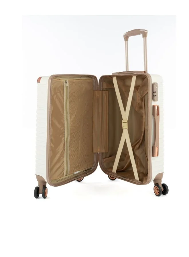 LIMRA A travel bag set consisting of 5 luggage bags beige-gold color, size 32"/28"/24"/20"/12 inches