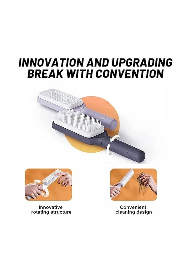 Generic Excefore Air cushion comb, Anti Static Detangling Best Paddle Air Cushion Massage Comb Brush for Reducing Hair Breakage, Vented Brush for Faster Blow Drying for Women, Men  - Image 3