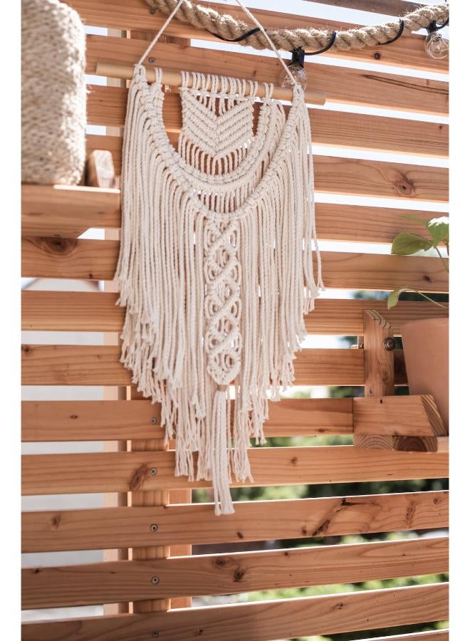 انتيكيانو مكرمية معلقة على الحائط، على الطراز البوهيمي - Image 4