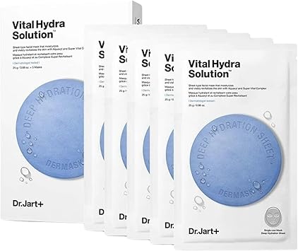 Dr. Jart Dr Jart Vital Hydra Solution Sheet Mask For Unisex 5 Pc Mask - Image 1