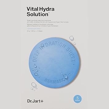 Dr. Jart Dr Jart Vital Hydra Solution Sheet Mask For Unisex 5 Pc Mask - Image 2