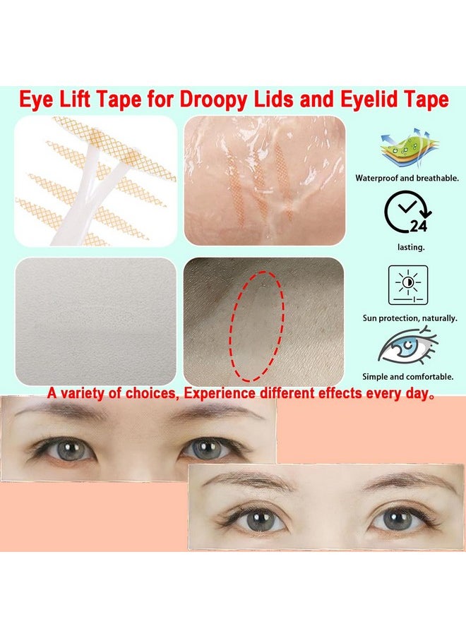 VEZE - 4 Sets Of Options630Pcs Eyelid Tapemost Complete Double Eyelid Tape.Uneven Monoeyelids Big Eye Tools With Fork Rods & Tweezers. - Image 1