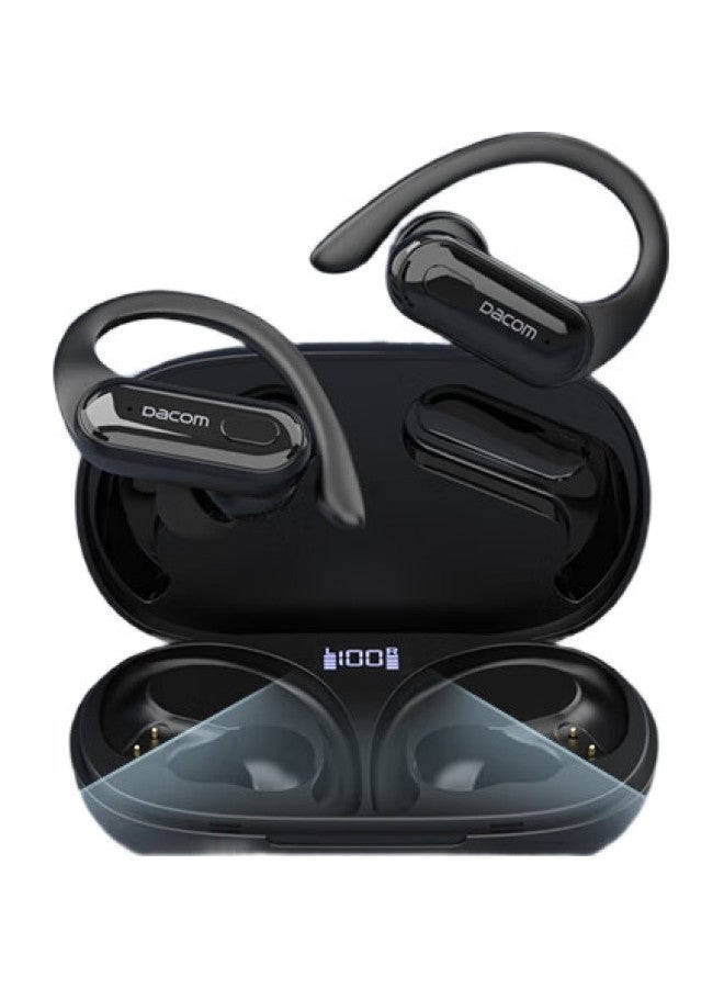 Dacom Athlete Tws True Wireless Sports Bluetooth Earphones, Waterproof Earbuds For Running, Dual-Ear 5.3 Music In-Ear Headphones, Compatible With Apple, Huawei, Android, Xiaomi, Black - Image 1